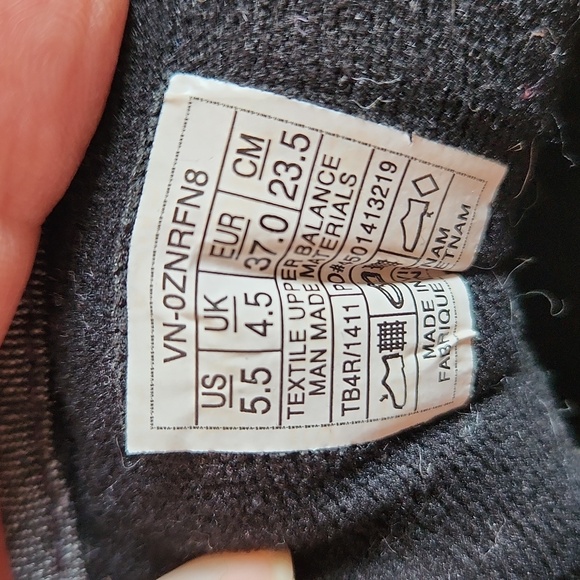 Vans Off the Wall charcoal grey sneakers, size 7 - Picture 9 of 9